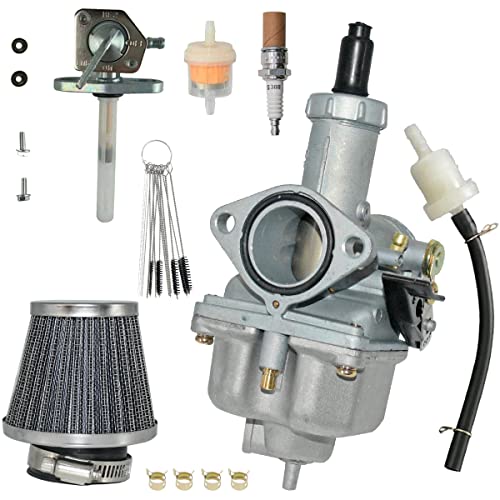 Jdllong 26Mm Carburetor For Honda Dirt Bike Xr100 1981-1984, Xr100R 1985-2004, Crf100F 2004-2013 Atv Carb With Air Filter & Fuel Valve Petcock #TOP6