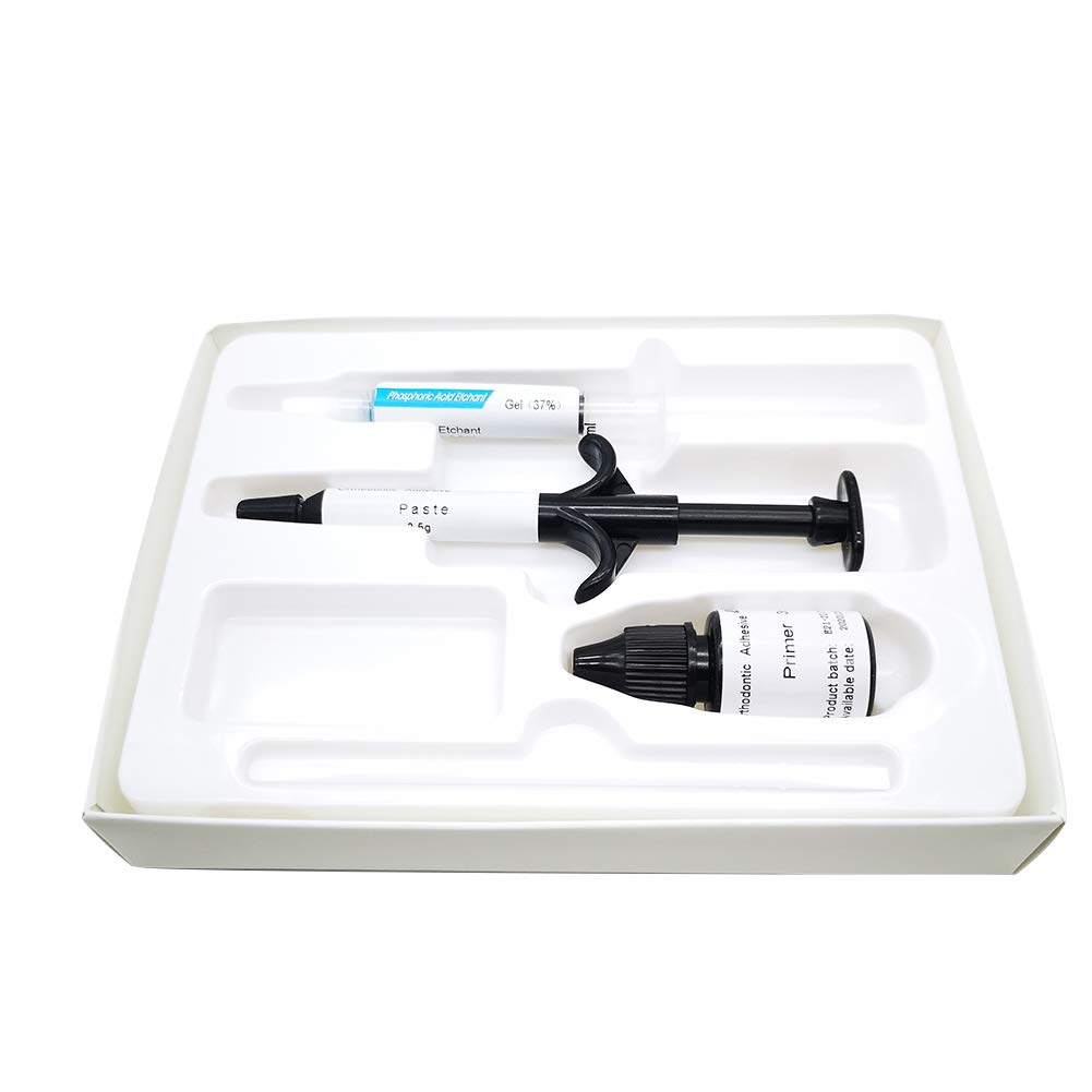 Sino Dental Group Orthodontic Brackets Glue Braces Bonding Kit Light Cure Adhesive Tooth Gems Glue Adhesive (Mini)