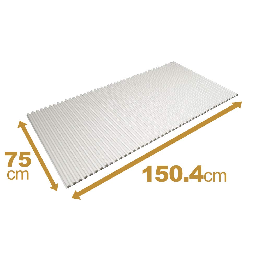 Topre L15 Bathtub Cover, Shutter Type Easy Wave Neo 29.5 x 59.1 inches (75 x 150 cm), White