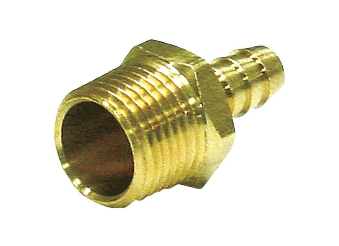Brass 3/16 in. D X 1/8 in. D Adapter 1 pk