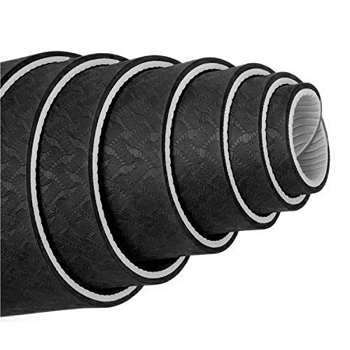Image of IRIS Fitness Non Slip TPE Yoga Mat for Hot Yoga Pilate Gymnastics, Double Sided (72 inch x 24 inch x 6 mm)