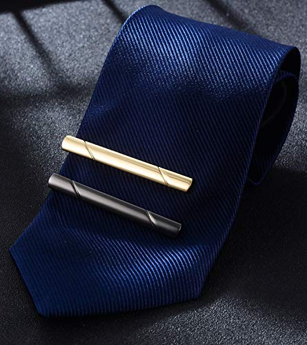 Tornito 6Pcs Tie Clips Set for Men Tie Bar Clip Set for Regular Skinny Ties Necktie Wedding Business Clips for Men2