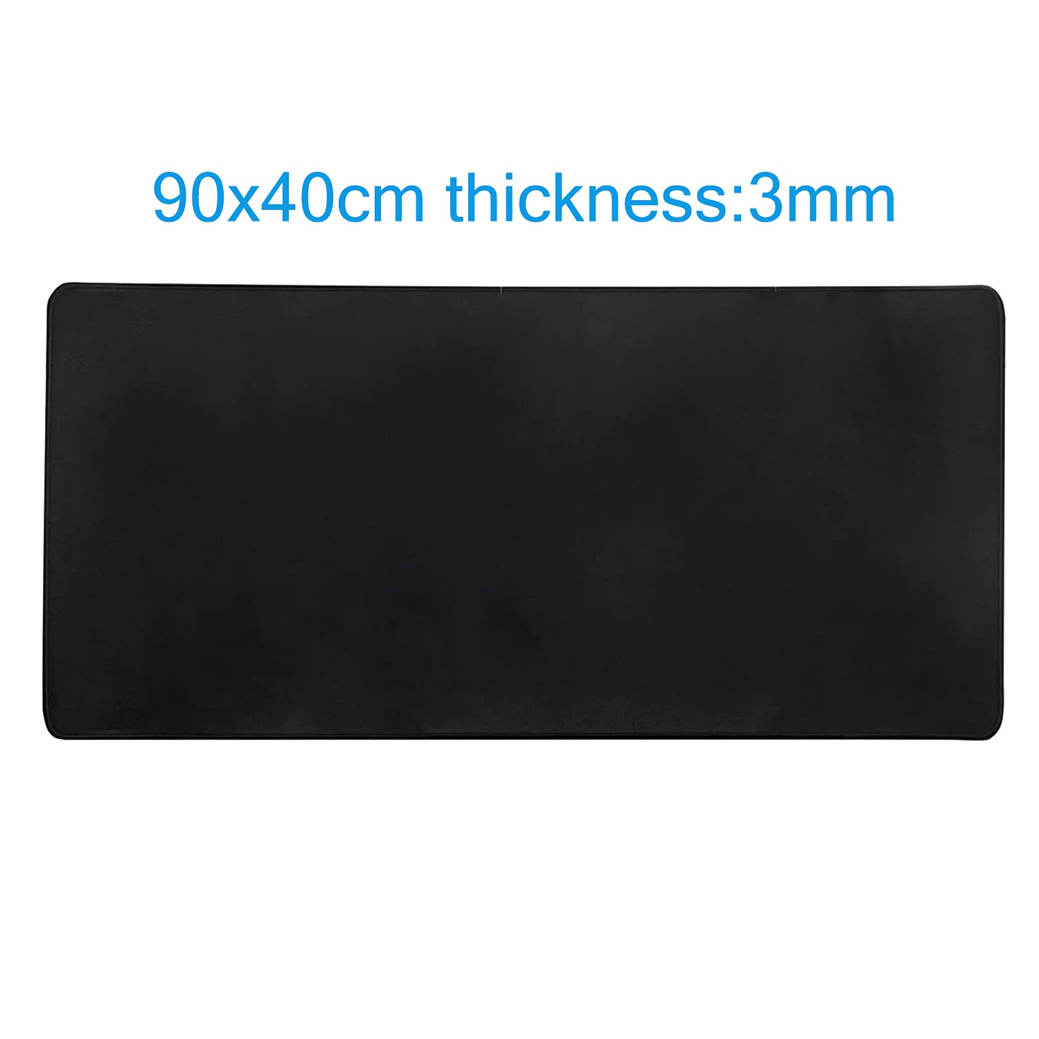 ALSISK Tappetino per mouse da gioco, grande, nero, 900 x 400 x 3 mm, con base antiscivolo, impermeabile e pieghevole, adatto per giocatori, adatto per lavoro, ufficio e casa