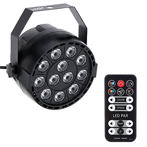 Lixada 15 W LED RGBW Sound attivare DMX-512 LED