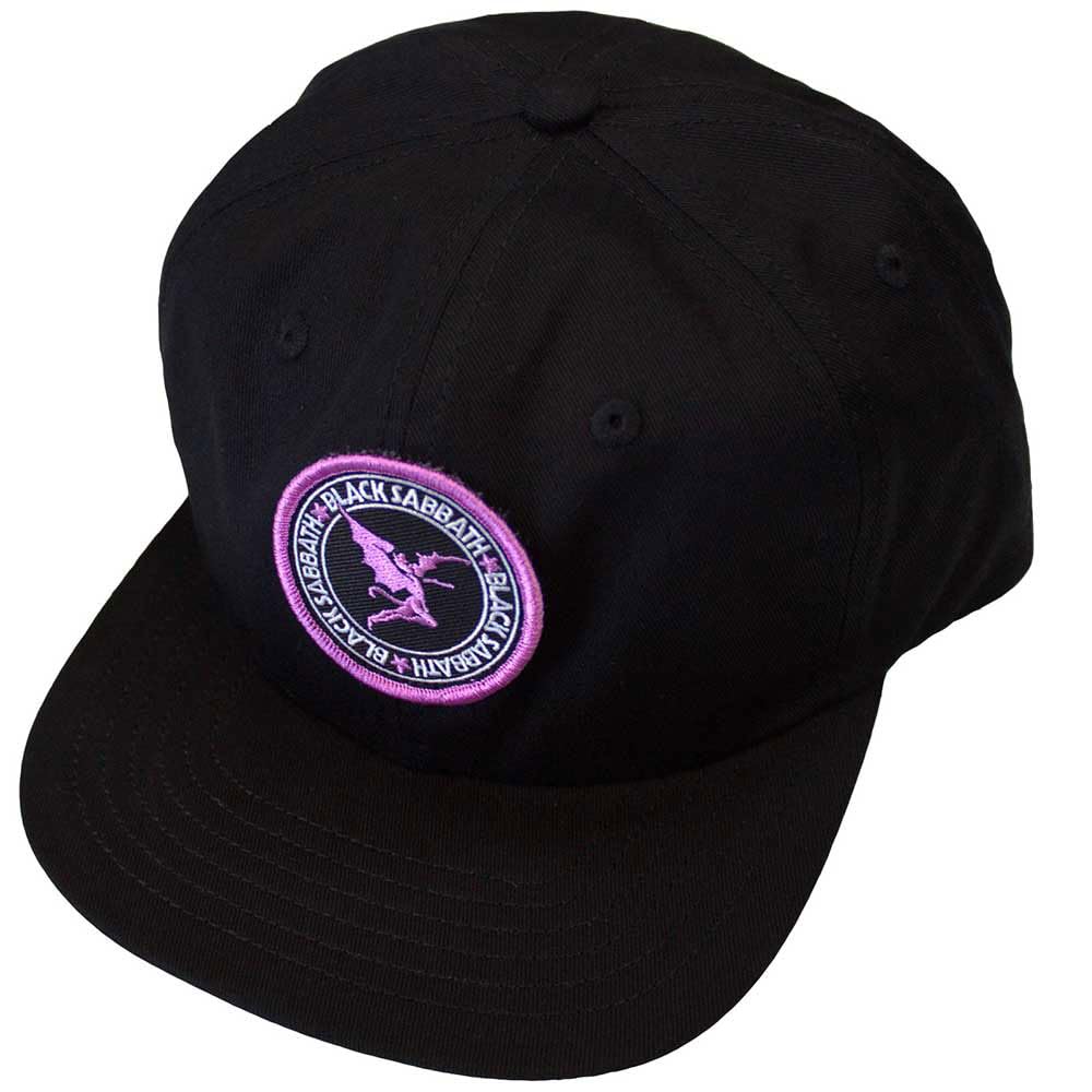 Rock Off Officially Licensed Products Men's Black Sabbath Daemon Emblem Snapback Baseball Cap One Size