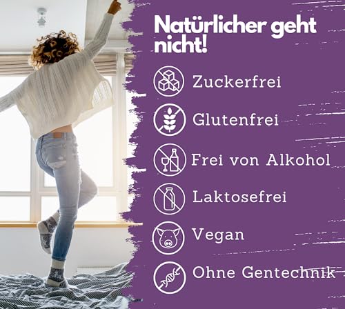 EXVital Ruhepause, mit Baldrian & Ashwagandha, Hochdosiert mit 500 mg Baldrian pro Tagesdosis, 200 vegane Kapseln reichen für 100 Tage! Frei von Zusätzen & in Deutschland hergestellt