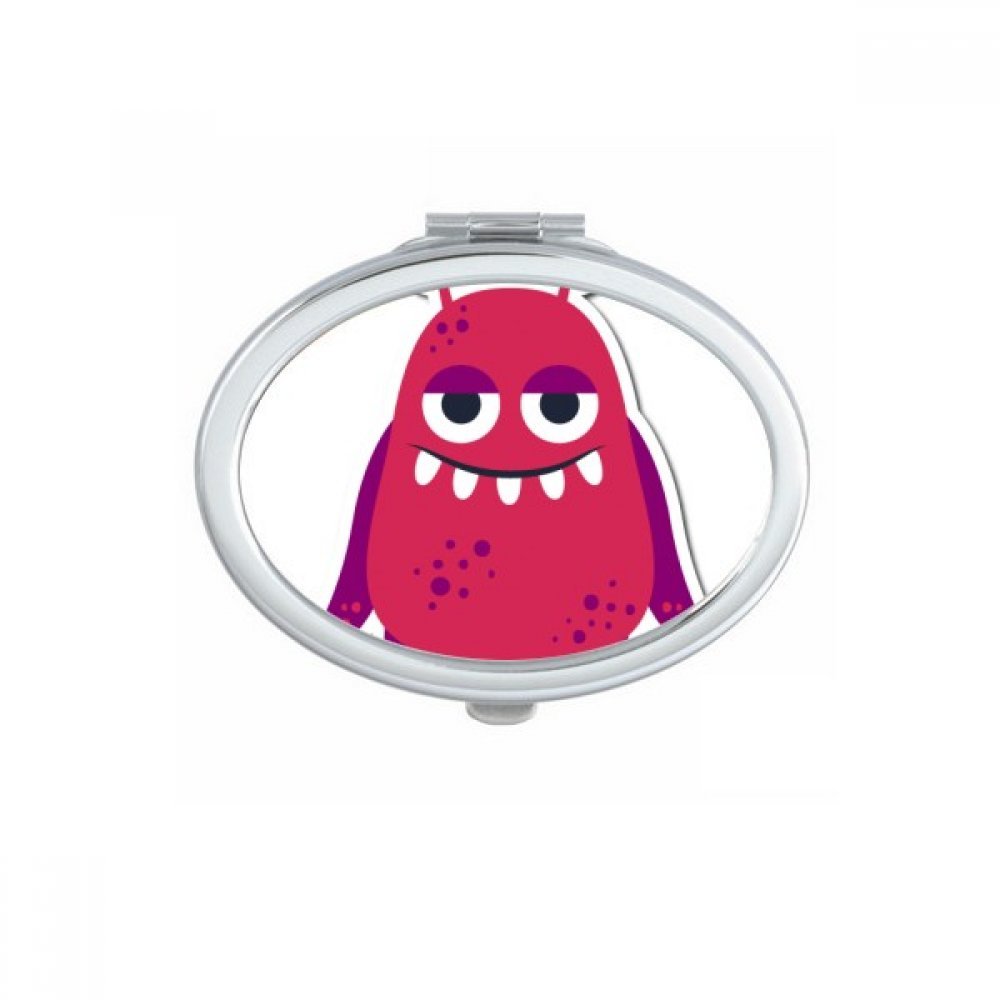 Miroir de maquillage Alien Rose Monster compact, parfait pour vos déplacements quotidiens
