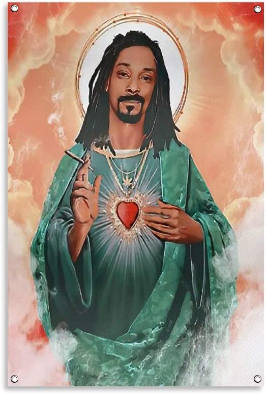 Favori Rap Müzik Hotest Rock Rapçi Komik Jesus Mona Lisa Tarzı HIP