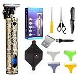 RESUXI Hair Clippers for Men Hair Trimmer for Barbers, Mens T Blade Zero Gapped Close-Cutting Detail Trimmers…