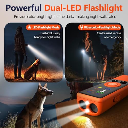 RALYUNI Ultrasonic Dog Trainer LCD