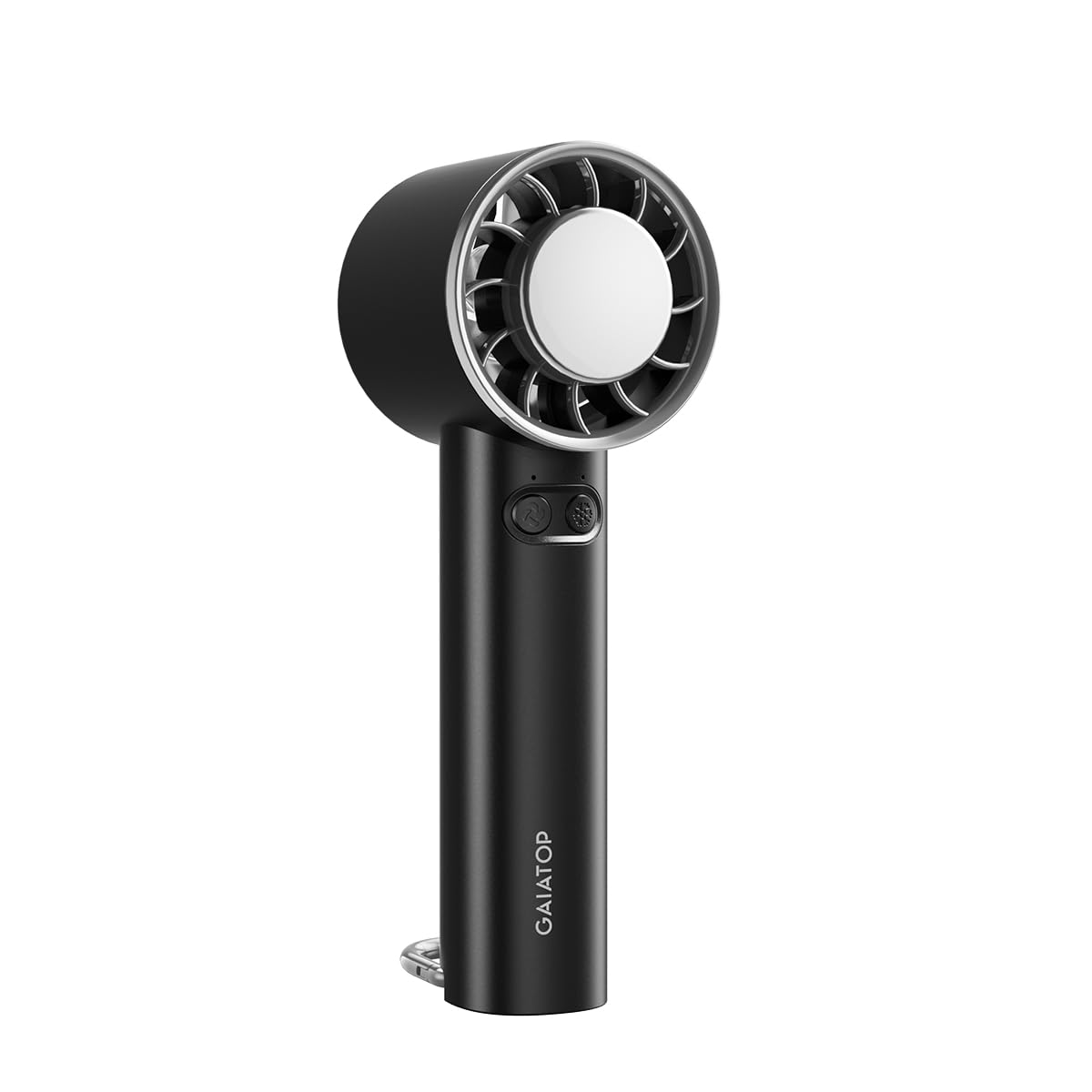 Gaiatop Mini Portable Fan, Powerful Handheld Fan, 3 Speed Strong Wind Personal Small Desk Fan with Ice Cooling Refrigerating Pad for Quick Cooling, Rechargeable USB Fan for Indoor Outdoor Use (Black)-image-36