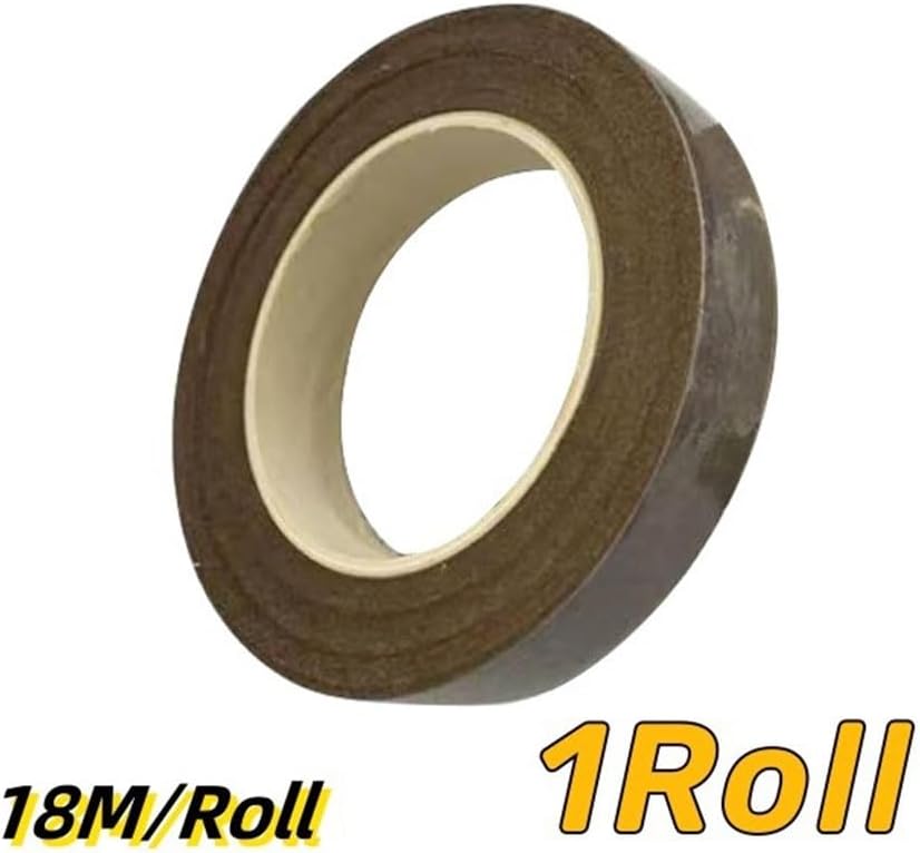 1-5Roll Self-Adhesive Bouquets Floral Stem Paper Tapes Stamen Wrapping Florist Tape Floriculture Tape DIY Florist Green Tapes(Coffee Color 5pcs)