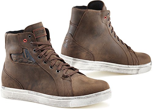 Tcx street ace wp dakar motorcycle boots, brown, 36