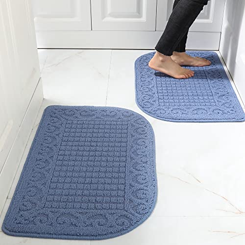 COSY HOMEER 32x20 Anti-Fatigue Kitchen Mats Non-Slip 2pc