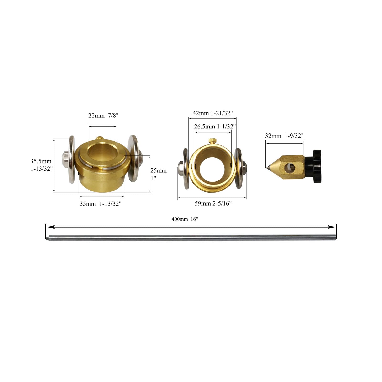 RIVERWELD AG-60 SG-55 Cortador de plasma Antorcha de corte Circinus Rodillo Guía Rueda Brújula Fit Shield Copa Cubierta con ranura