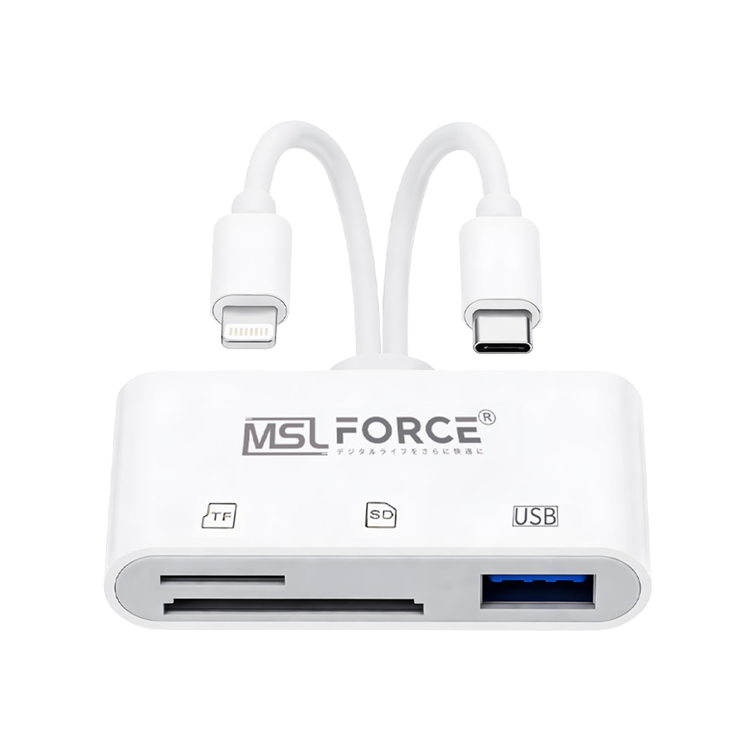 Amazon.co.jp: 日本の中小企業 MSL FORCE 3in1 ライトニング SDカード