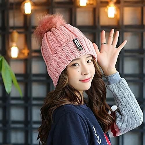 Tomorrow Fashion Unisex Casual Style-Adult Wool Tomorrow Winter Cap, Neck Warmer Scarf With Touch Gloves Set | Beanie Style | 3 Piece Set - Stay Warm And Stylish This Winter,Pink