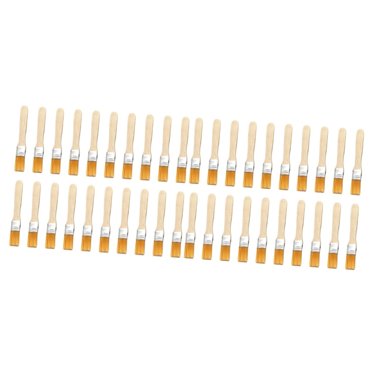 Beavorty 2sets Dedusting Brush Set Small Cleaning Brush for Keyboard Wood Handle Maintenance Tool 20pcs*2
