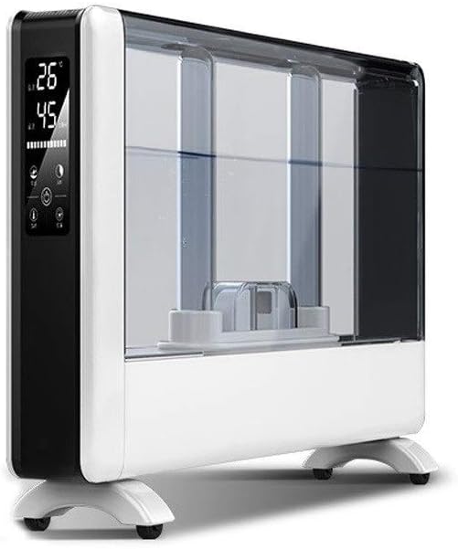 Humidifiers Large Room 16L Floor Humidifiers for Bedroom Office with Smart Humidity Quiet Operation LED Display Waterless Auto Shut-Off Floor Humidifiers