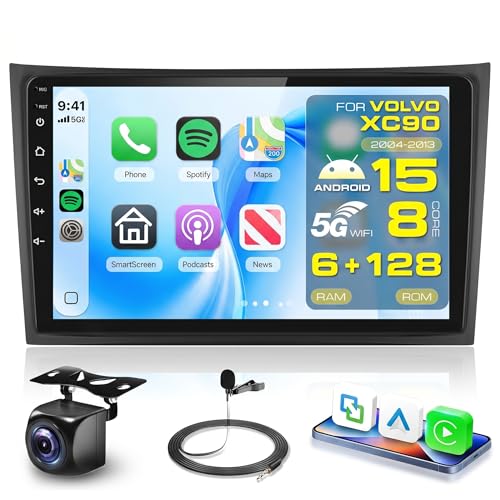 Radio para Volvo XC90 2004-2013 pantalla táctil 10'' miniatura 1
