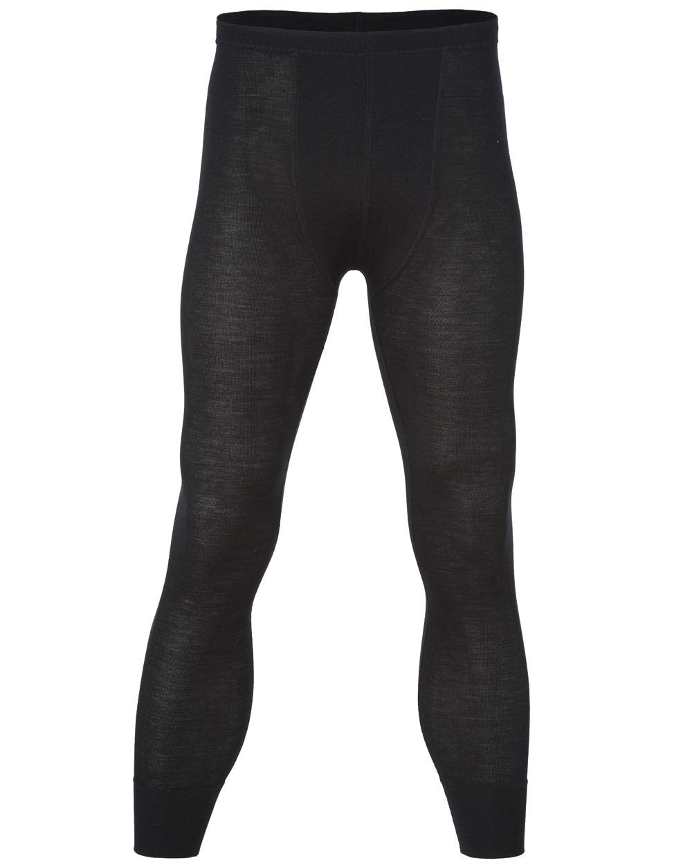 Engel, Men's Thermal Long Underwear, 70% Organic Merino Wool, 30% Silk (UK 46/48 Chest (X-Large) - EU 54/56, Black)