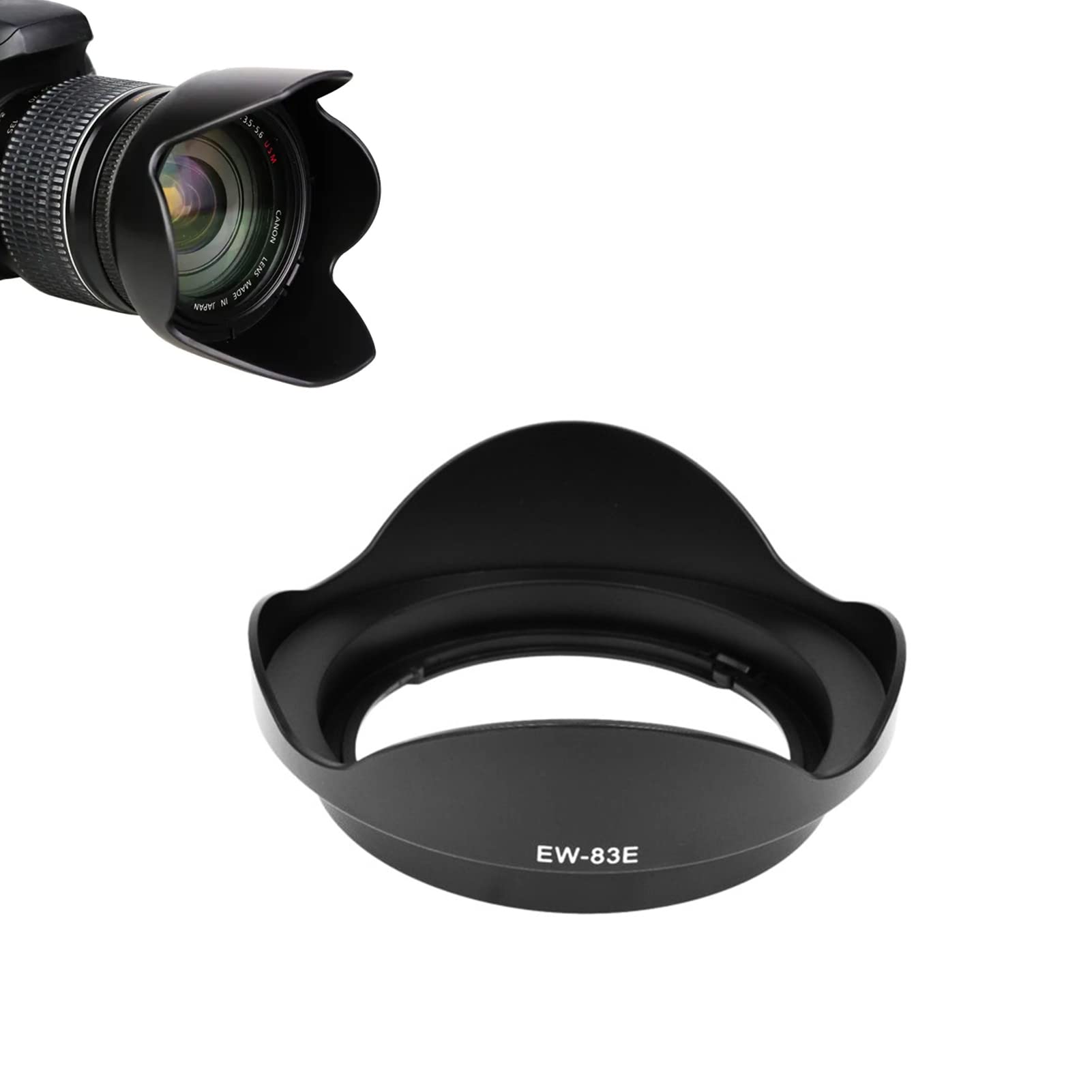 Canon EF17-40mm F4L USM フードEW-83E HIUOUIH EW-83E Lens Hood Replaces Lens Hood for Canon EF 17-40mm f