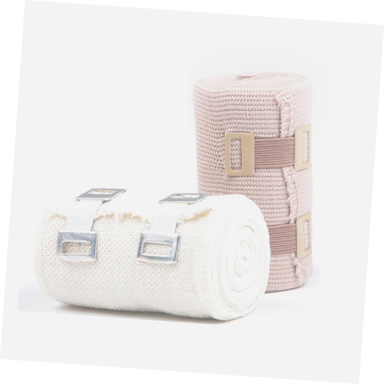 Gogogmee Elastic Bandage Aluminum Buckles 100pcs Fixing Clips Stretch Bandage Wrap Clips for Practical Use