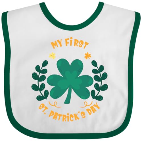 inktastic My First St Patrick's Day Baby's First St Patrick's Baby Bib