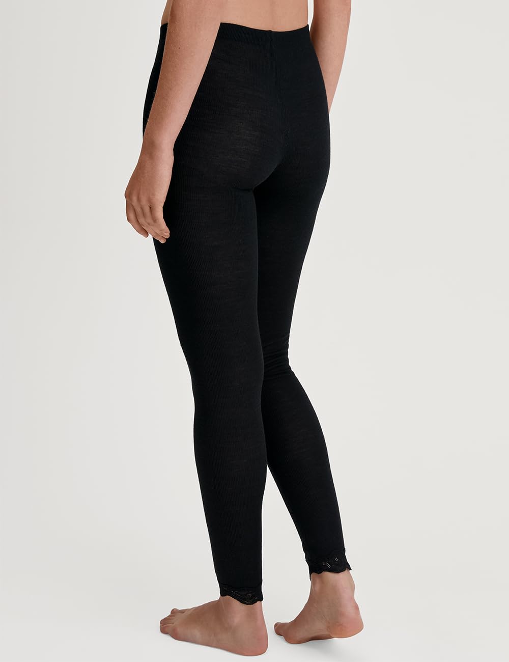 CALIDA Richesse Lace Panty Damen, aus Schurwolle und Seide, Feinripp, ohne störenden Seitennähte | elastisch, temperaturausgleichend, Feinripp