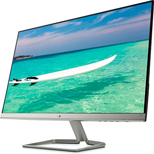 HP 27f - Monitor de 27" (FHD, 1920 x 1080 pixeles, Tiempo de Respuesta de 5 ms, 1 x HDMI, 1 x VGA, 16:9), Negro y Blanco
