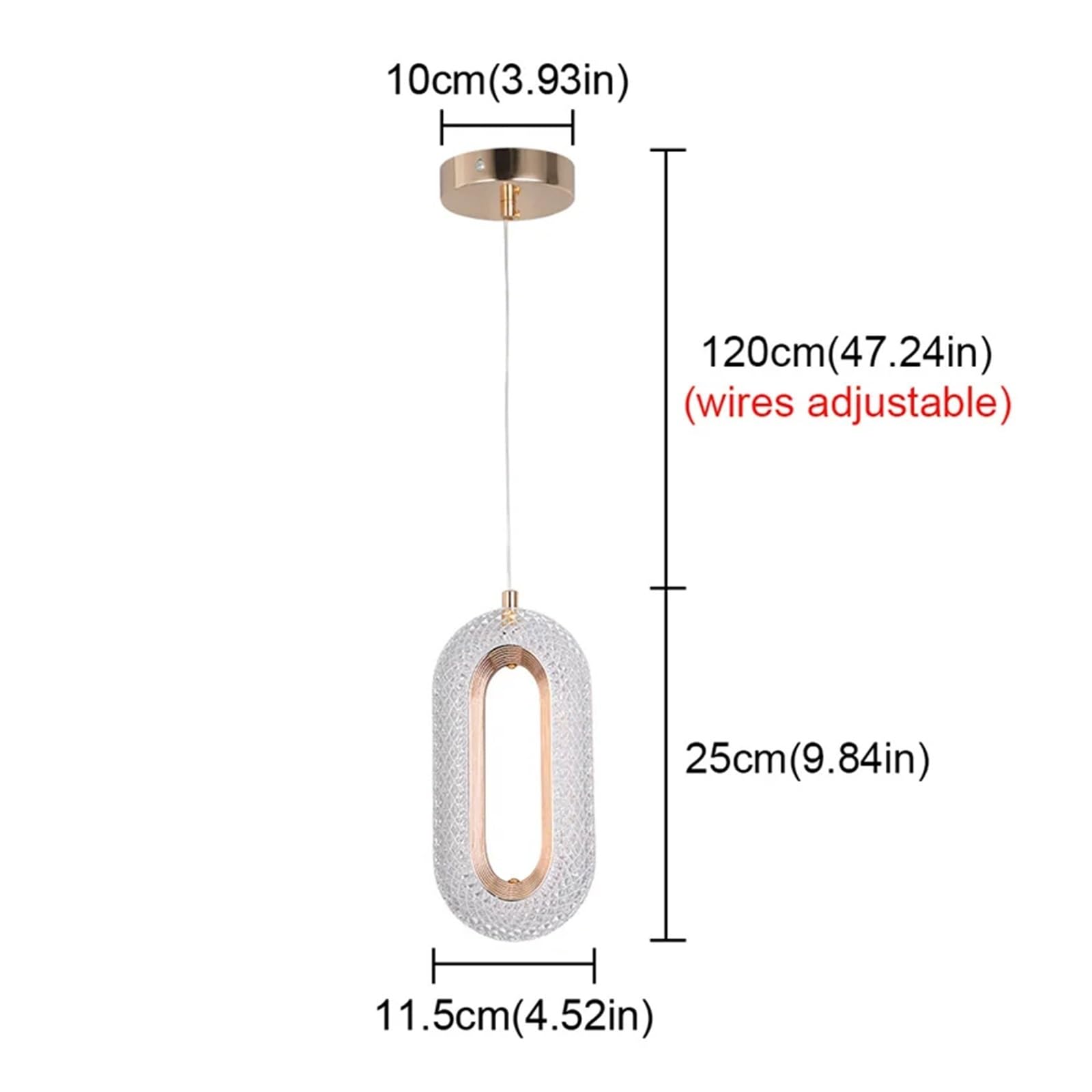Lampade a Sospensione in Acrilico Nordico Lampada da soffitto per Interni Lampadario a LED da Comodino Apparecchio di Illuminazione Artistico e Creativo, Cucina