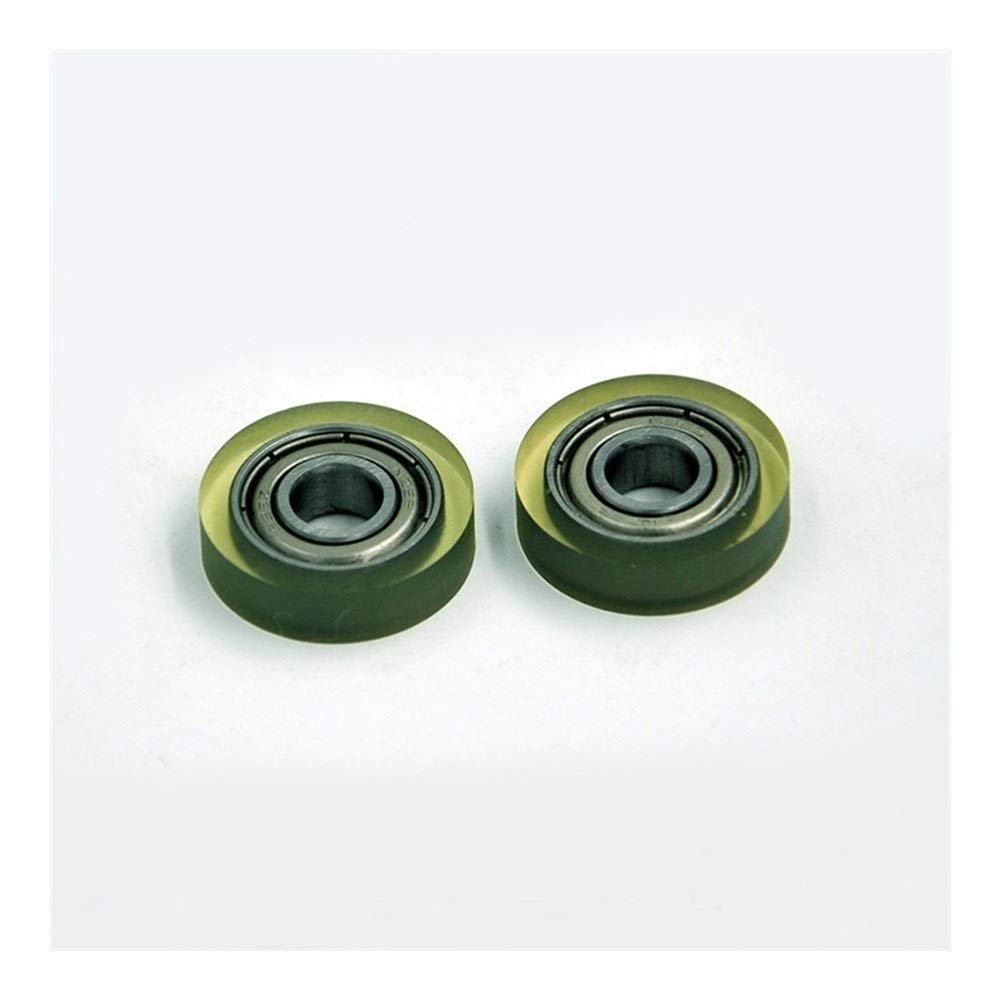 HYUJNAFZR Power Transmission Products PU 696 Polyurethane Covered Bearing 6x19x5mm Shaft 3mm PU69619-5 Urethane Cover PU696 Bearings Ball Bearings
