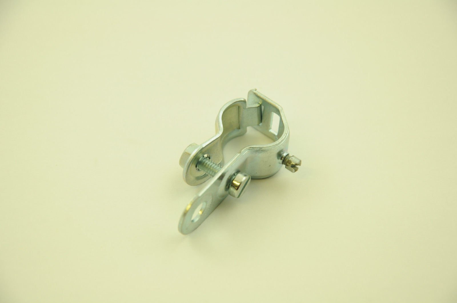 PCM VINTAGE BIKE DYNAMO REAR LIGHT BRACKET, COMPLETE WITH EARTH SCREW ANTIQUE CYCLE