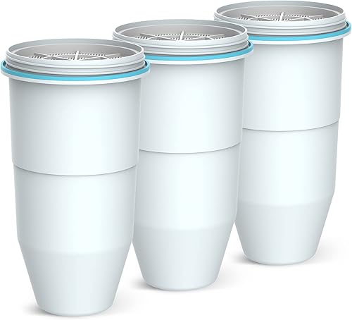Pureline Filtro de agua para jarra de 5 etapas, filtros de repuesto para jarra y filtros dispensadores, certificado NSFANSI para reducir TDS, cloro,