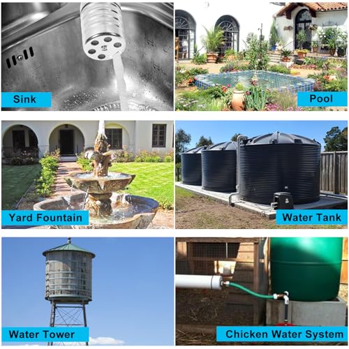 Tl Toolegin 3/8 Inch Od High Pressure Nylon Tubing For Outdoor Misting System 65.6Ft/20M Misting Line With Automatic Water Level Control Float Valve For Water Tank thumb #6