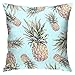 Poszewka na poduszkę ananas tropikalny owoc wzór poszewka na poduszkę moda poszewki na poduszki dekoracyjne poszewki na poduszki do salonu, na sofę, 45 x 45 cm
