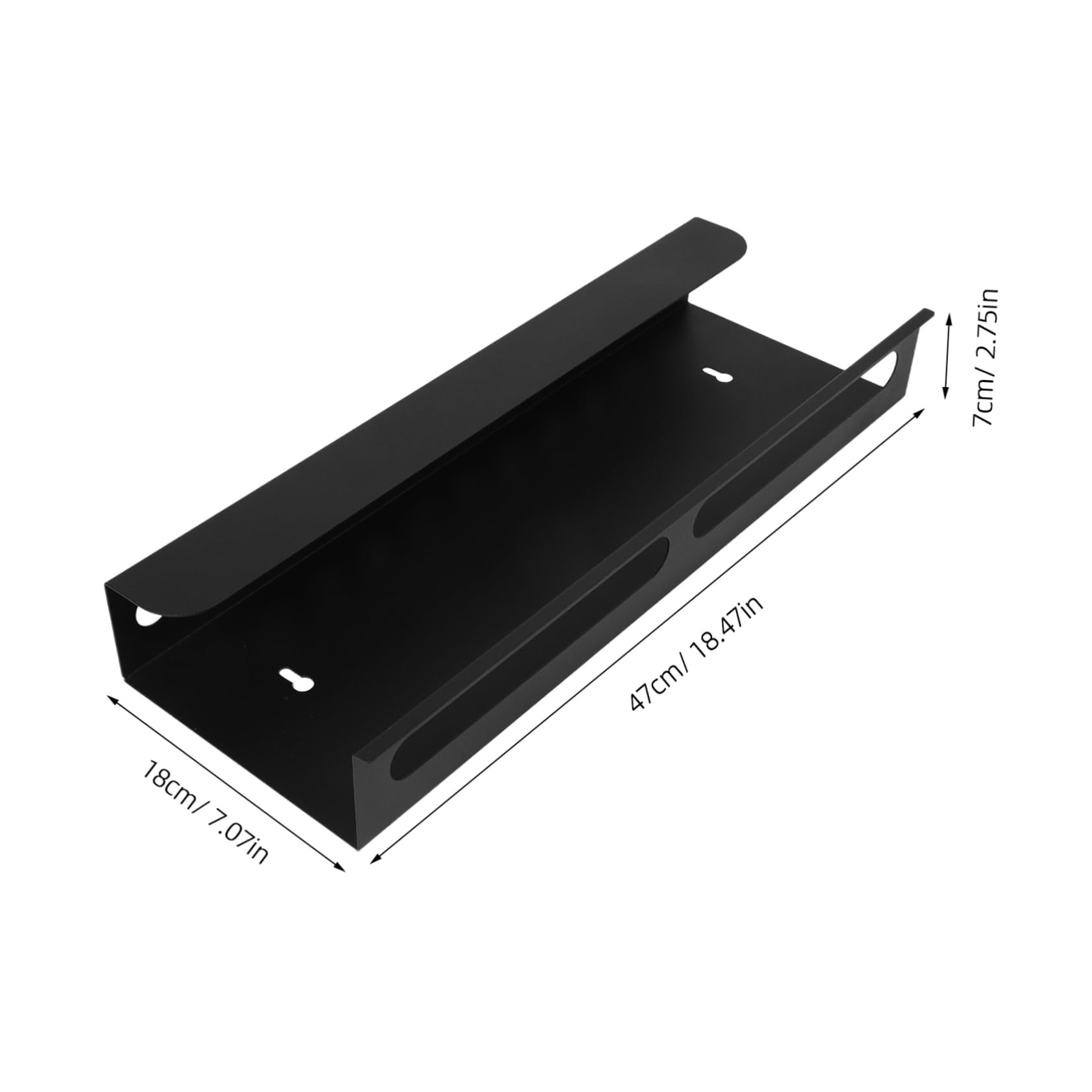 Cabilock Wall Mounted Spray Bottle and Brush Organizer Rack Dual Functionality Car Detailing Brush Holder for Efficient Cleaning and Space Saving