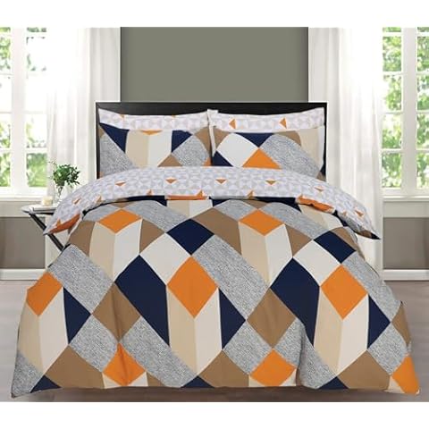 DTEX HOMES 100% Cotton Double Duvet Set Cover