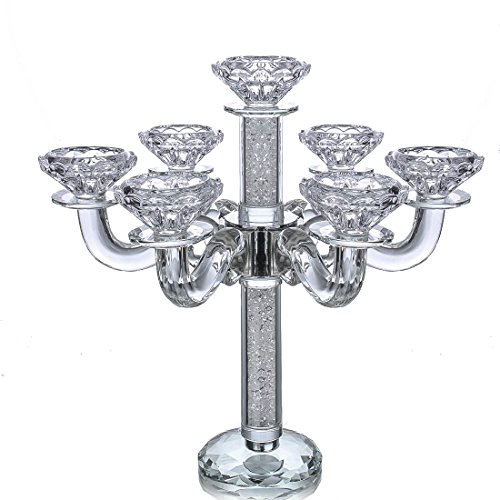 QFkris 7 Light Crystal Candelabra