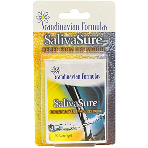 Nozovent Scandinavian Formulas SalivaSure Lozenges 90 ea (Pack of 12)
