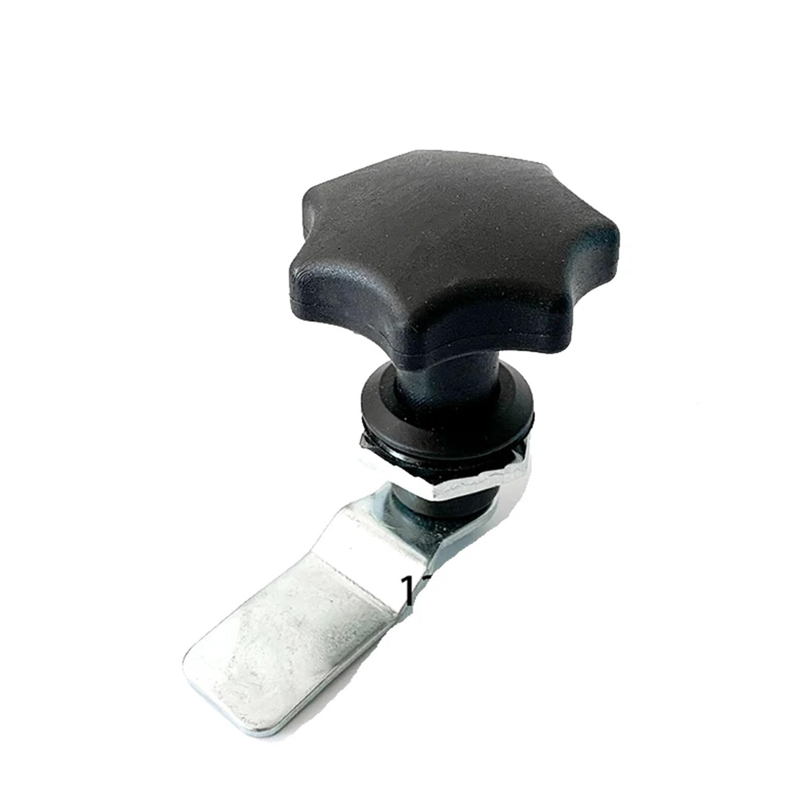 Cam Lock, Black Rotary Unlock for Distribution Box Switchgear Control Cabinet 1Pcs