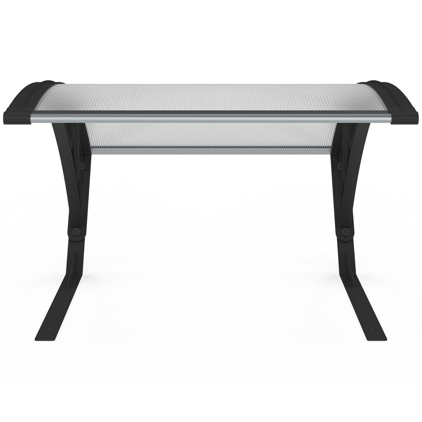 IDMarket - Toit de Protection UV en Polycarbonate pour Robot Tondeuse Gris Anthracite