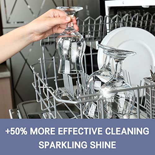 Adustman Eco Friendly Dishwasher Detergent 45 Sheets Unscented Natural No Plastic Jugs,More Convenient Dishwashing Pods Liquid Pacs Tablets,Pure Cleaning Dish Easy To Use For Mothers Gifts #TOP5