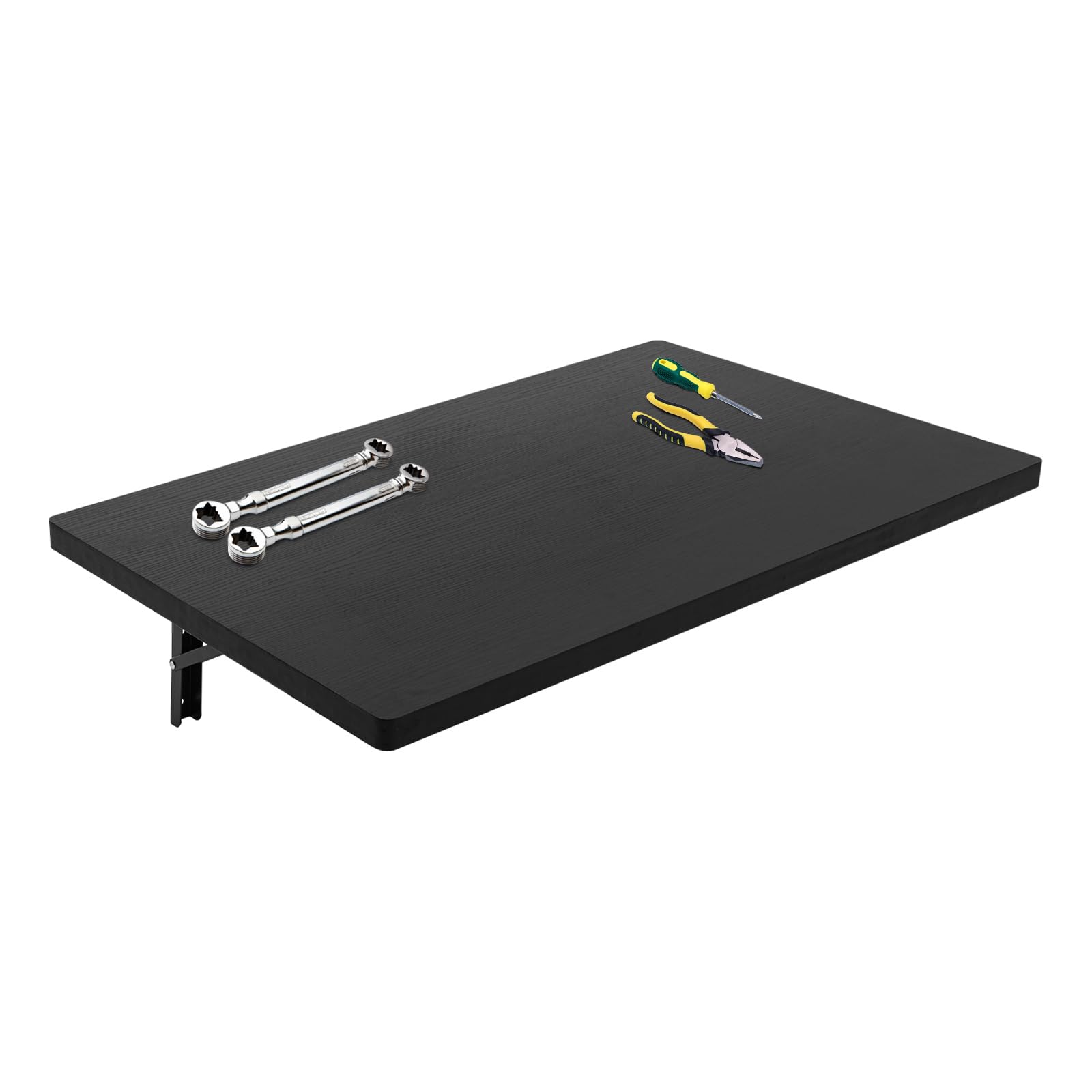 Werkbank Arbeitstisch,Wandmontierte Klappbare Arbeitsbank, 550 lbs Tragfähigkeit,Gratfreie Kanten,81 * 45,5 * 25cm,Klappbarer Arbeitstisch für Büchern, Werkzeugen