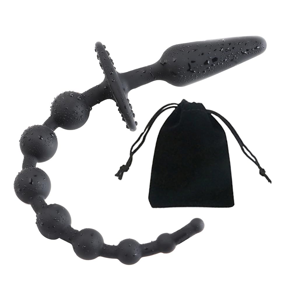 Bead Anal Plug Silicone Butt Plug G Spot Massage Anal Plug Trainer Anus Male Female Masturbator Anal Plug