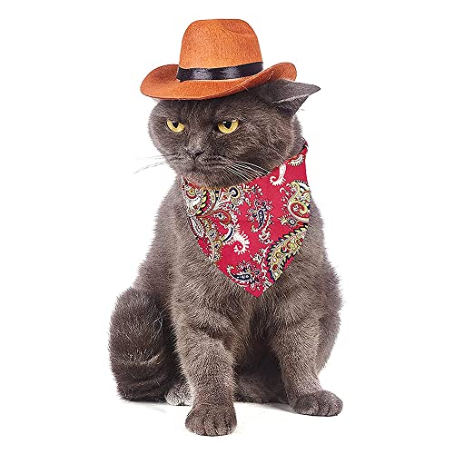 Disfraz de vaquero para perro pequeño 2 piezas miniatura 2