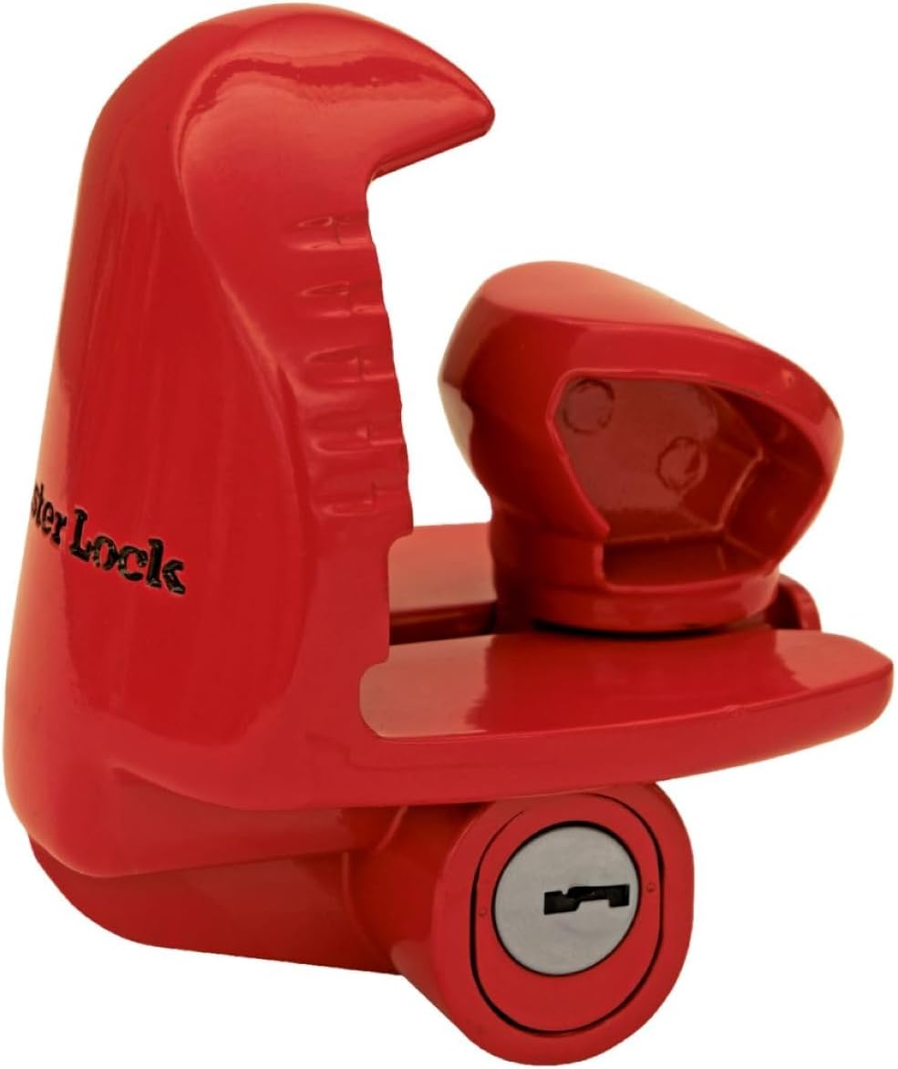 Master Lock 389DAT Trailer Coupler Lock - Universal Fit for 1-7/8in, 2in, 2-5/16in Couplers, Pick & Pry Resistant