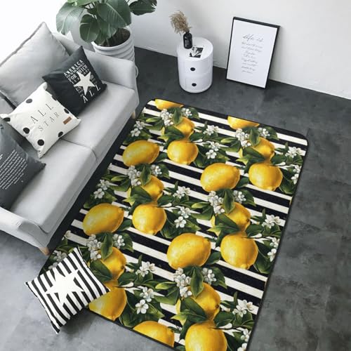 Tapis antidérapant pour bureau à domicile lavable grand format