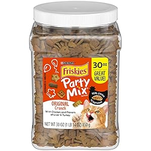 Purina Friskies Party Mix Adult Cat Treats Extra Large Pouches