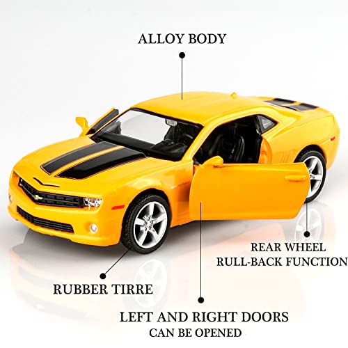 Modelo a Escala 1:36 Chevrolet Camaro Camaro Bumblebee miniatura 3